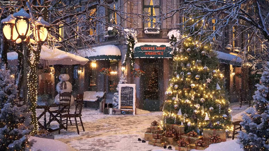 Christmas Jazz Music with Snowfall and Traditional Instrumental Christmas Songs