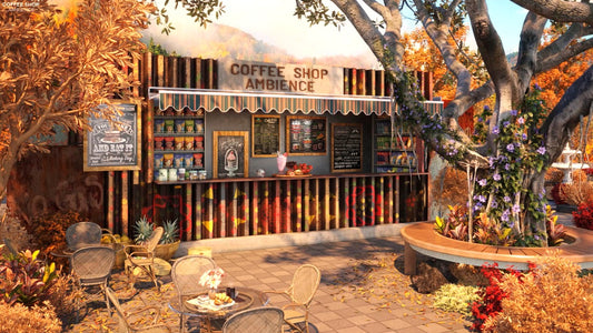Fall Jazz Cafe with Relaxing Jazz Music in Coffee Shop Ambience for Study, Work, Relaxation